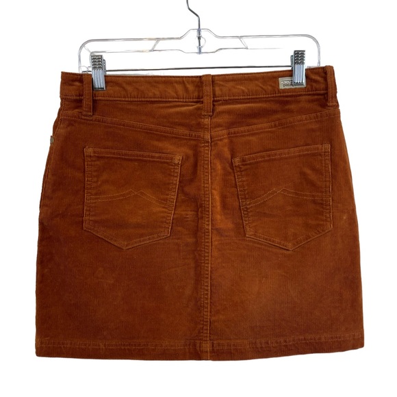 Patagonia Rusty Cognac Colored Corduroy Mini Skirt Sz. 6 - Picture 5 of 9